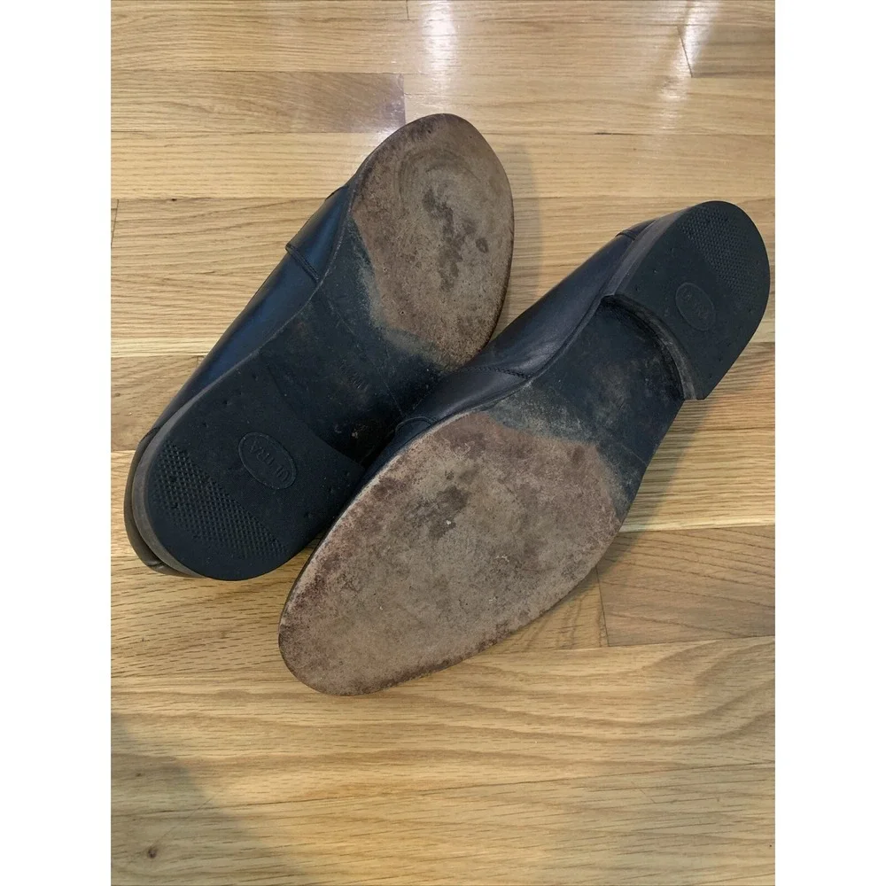 Mens Luciano Rossini Collection ET Wright Slip On Tassel Shoe Italy 11.5 M Black